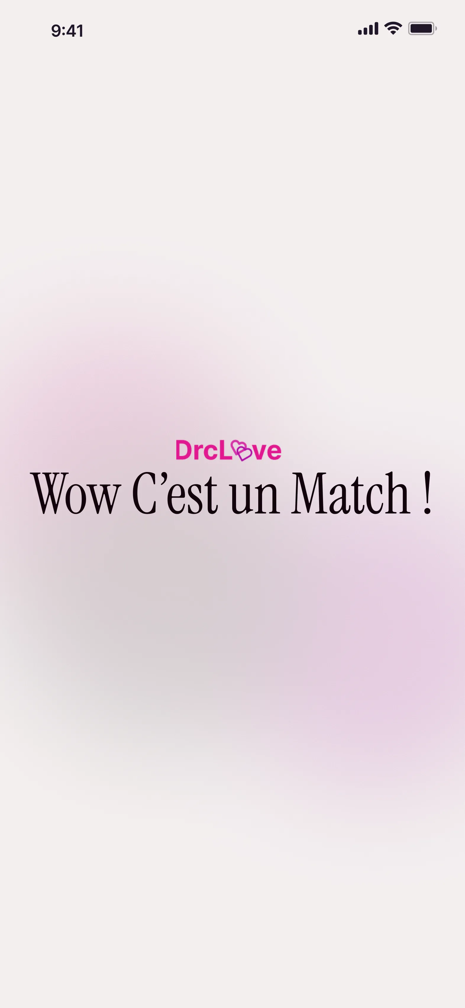 Screenshot of DRC Love