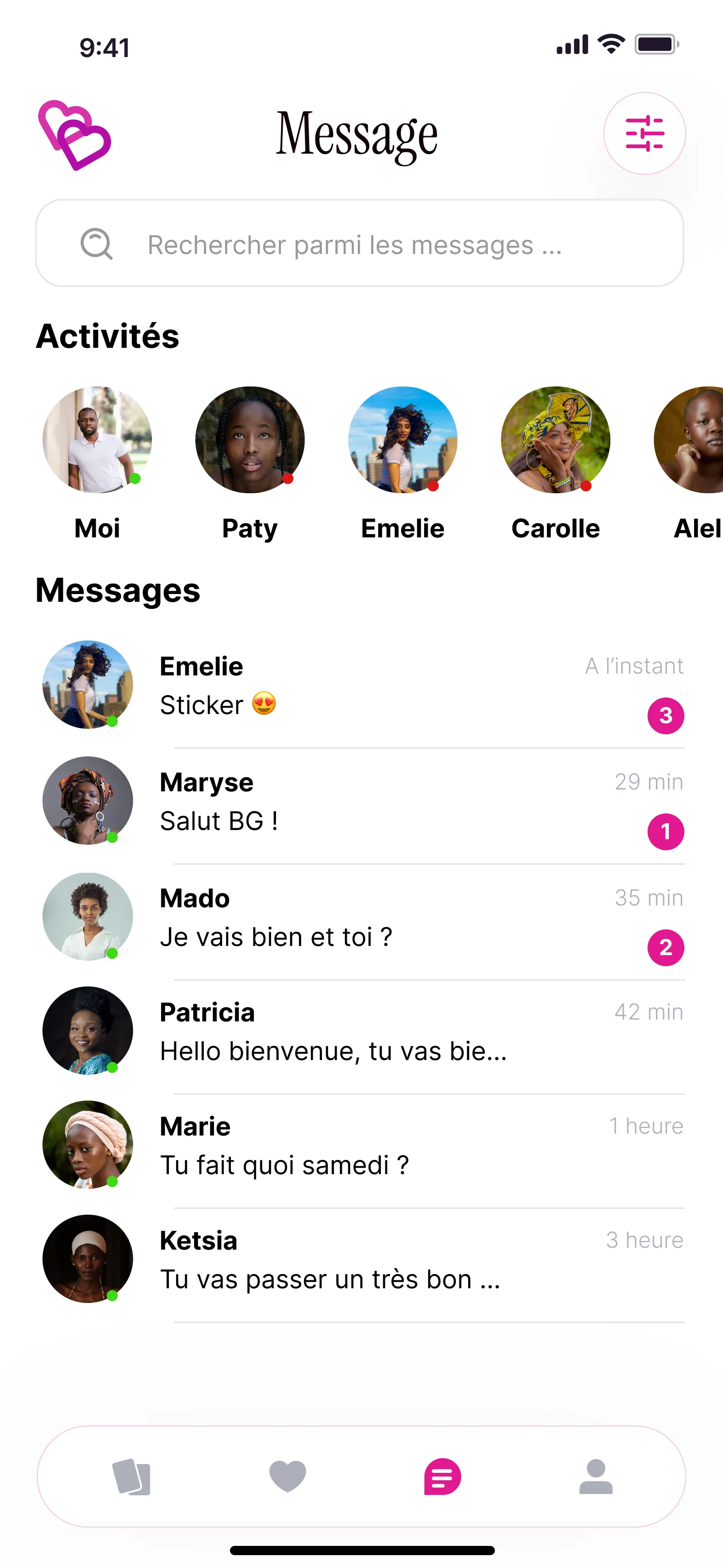 Screenshot of DRC Love