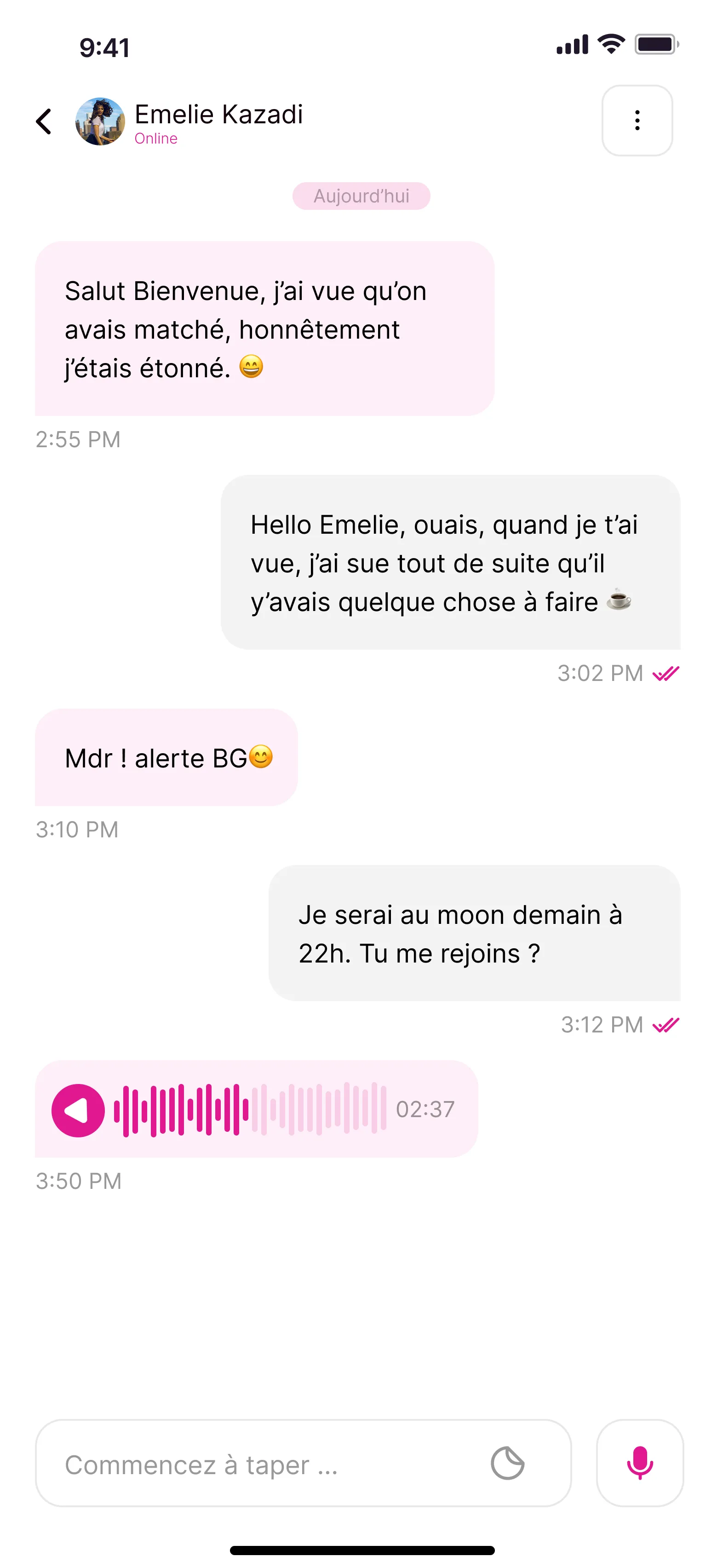 Screenshot of DRC Love