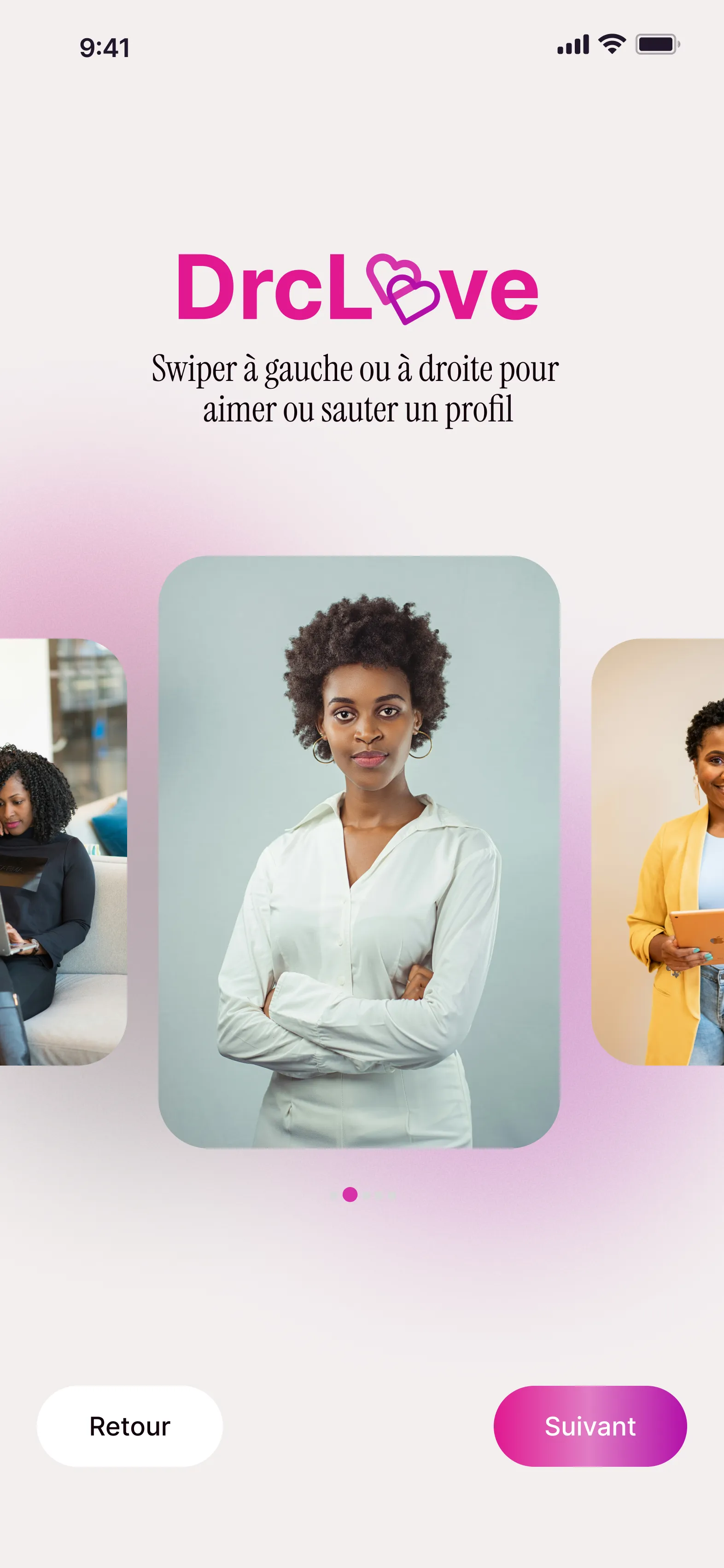 Screenshot of DRC Love