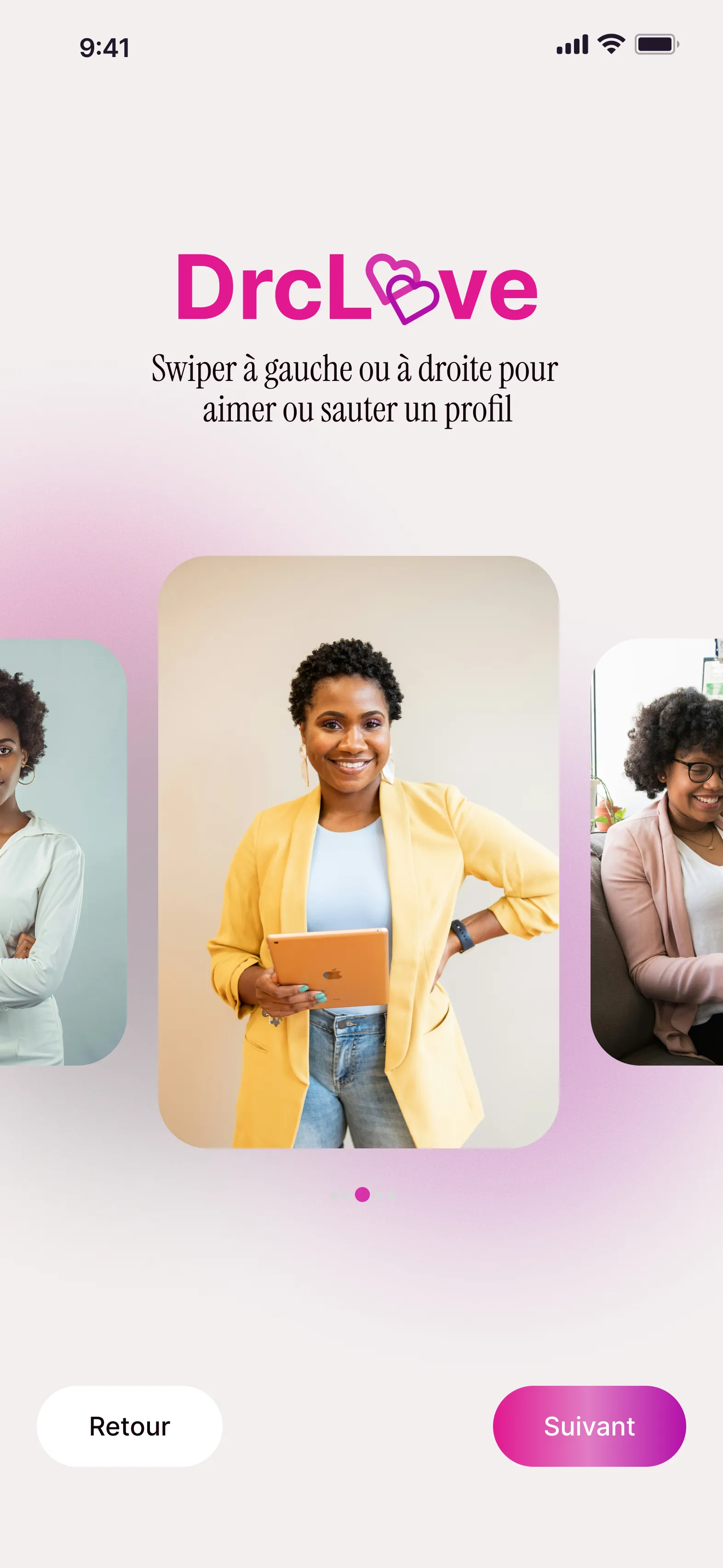 Screenshot of DRC Love