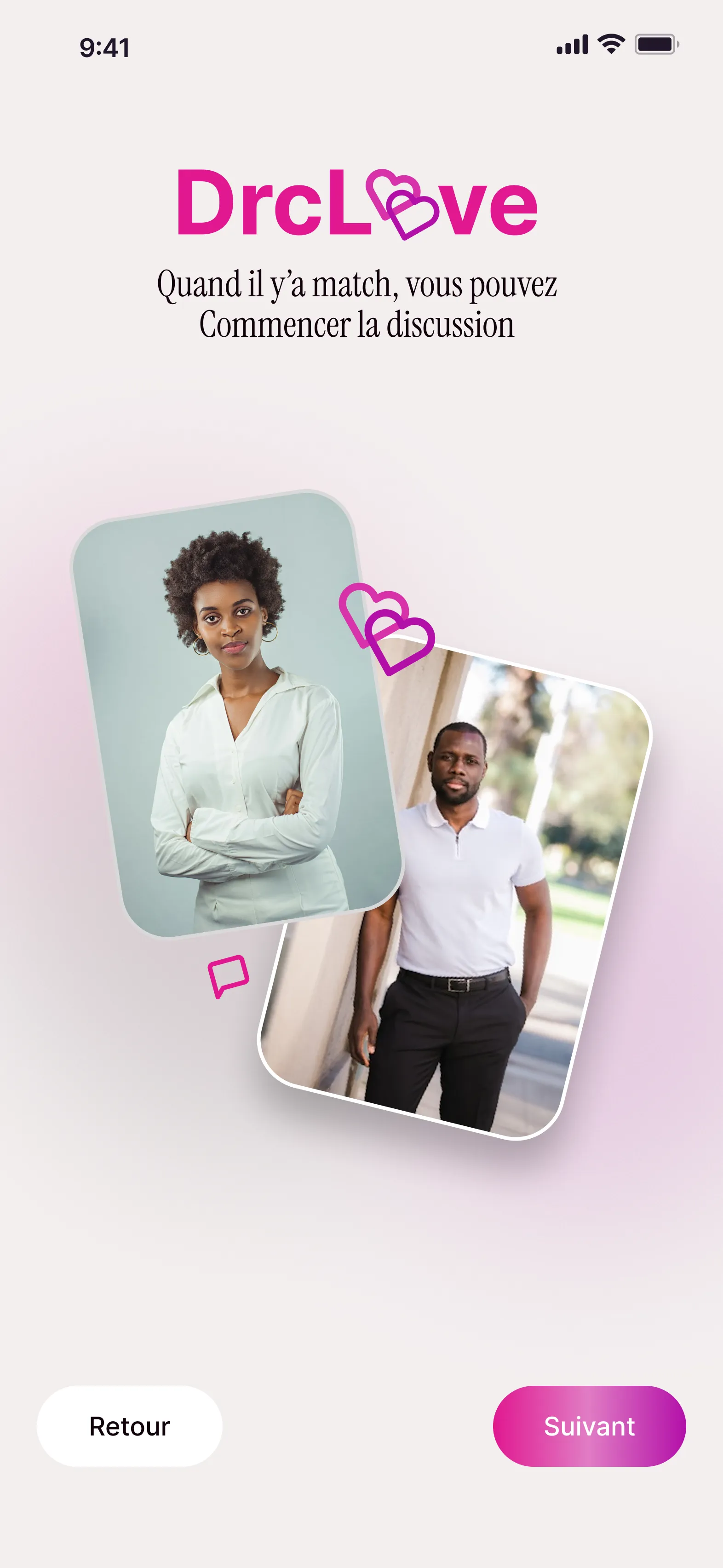 Screenshot of DRC Love