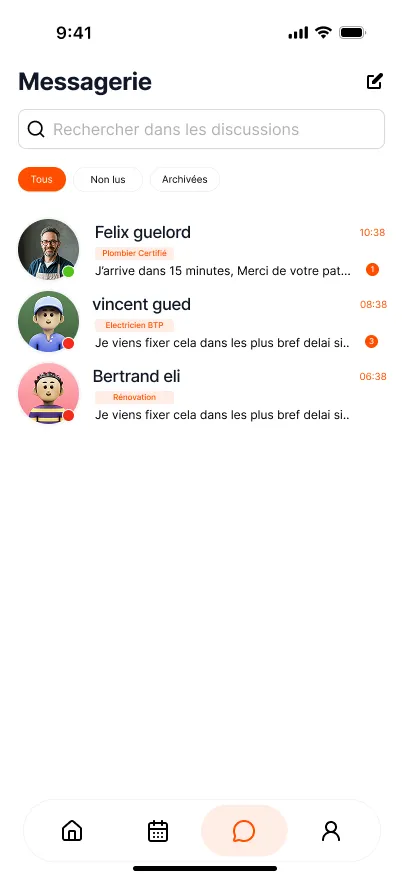Screenshot of Handy Connect