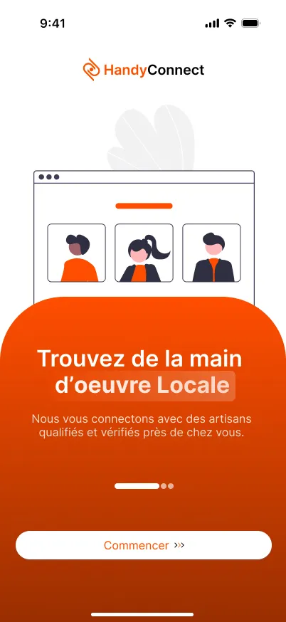 Screenshot of Handy Connect