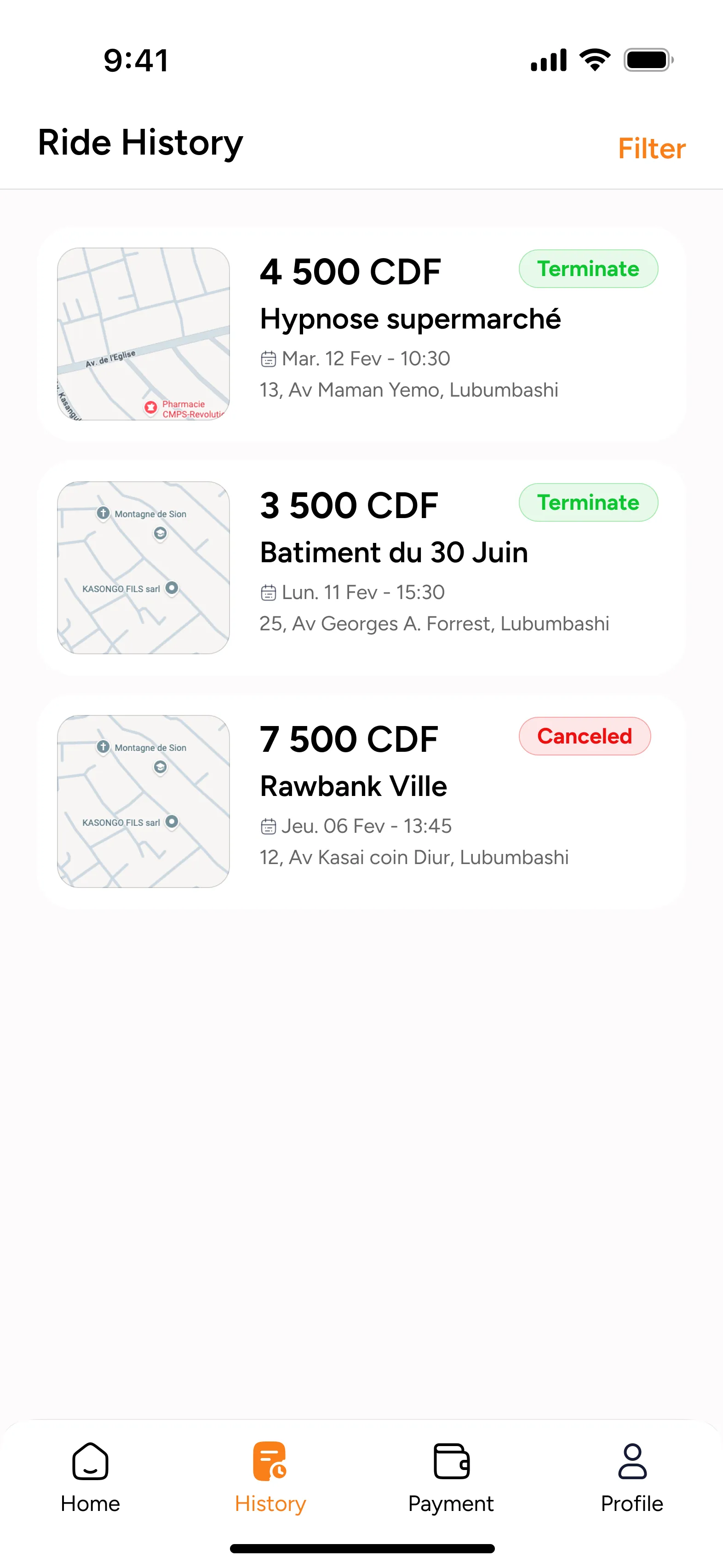 Screenshot of Tshiakani VTC