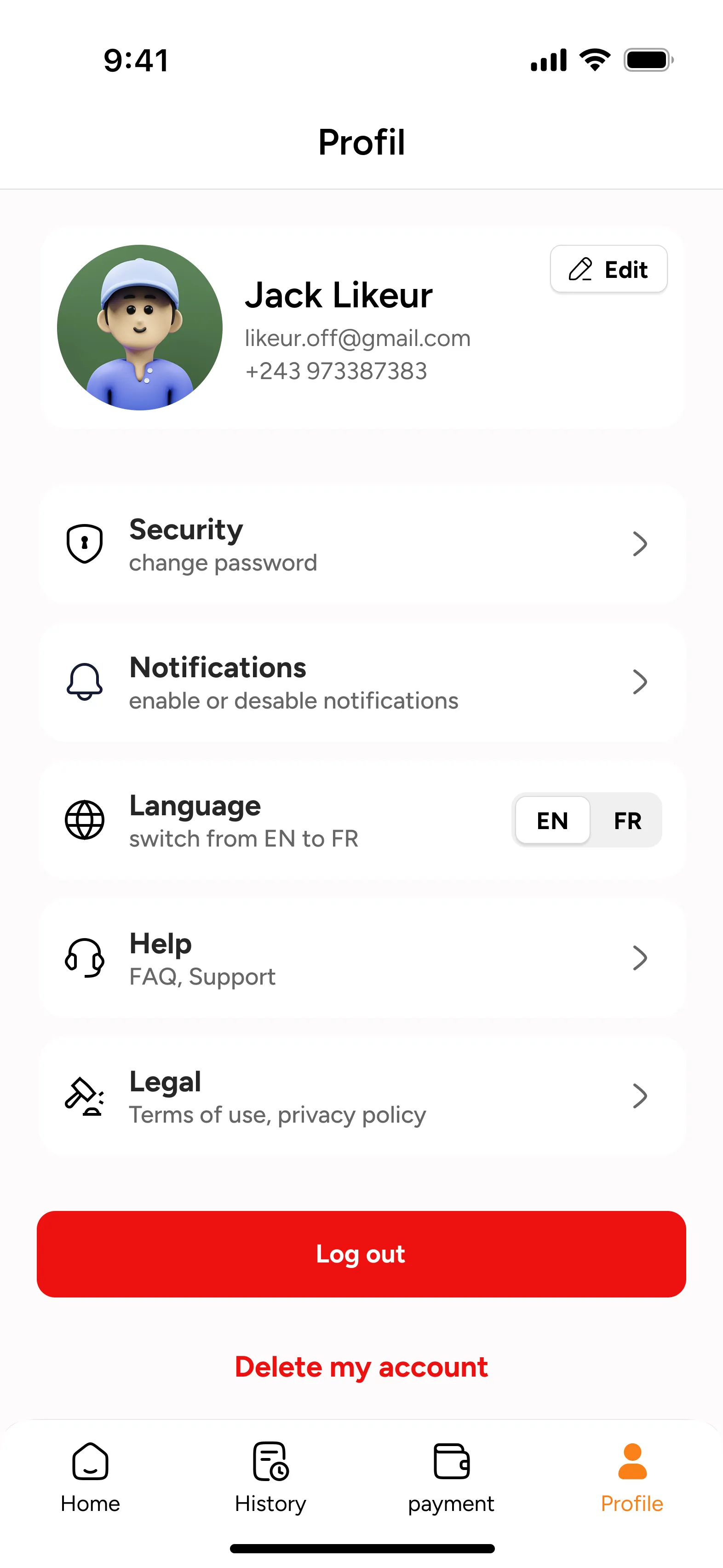 Screenshot of Tshiakani VTC